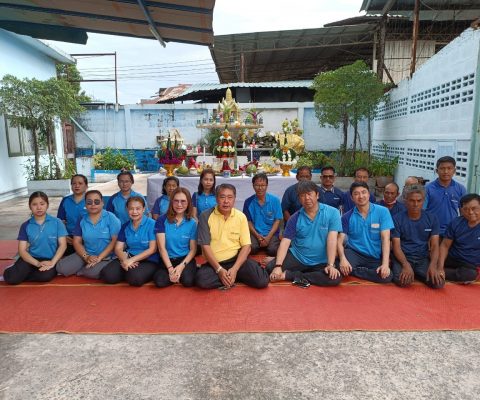 AUN GROUP  พิธีบวงสรวง ไหว้ศาลพระภูมิ เจ้าที่ เพื่อเป็นสิริมงคล
